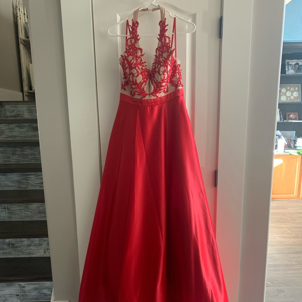 Red Prom Dress - Picture 2 of 4